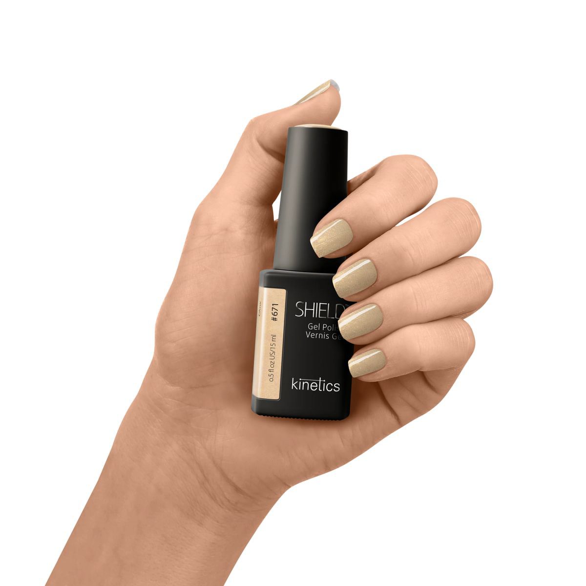 Kinetics Gel Polish Glow #671, 15 ml