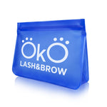 Cosmetic bag OKO Lash&Brow blue