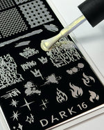 DARK Stempelplatte für Stamping 16