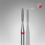 Diamantfräse "Flamme" rot, Durchmesser 1.4 mm / Arbeitsteil 8 mm