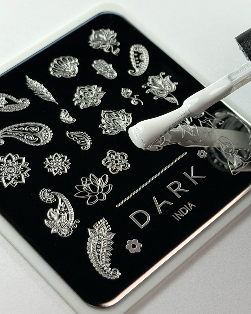 DARK Stempelplatte für Stamping „India“