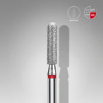 STALEKS EXPERT Diamantfräser „Abgerundeter Zylinder“ rot, Durchmesser 2,5 mm, Arbeitsteil 10 mm