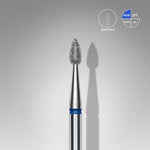 STALEKS EXPERT Diamantfräser "Tropfen" blau, Durchmesser 2,3 mm, Arbeitsteil 5 mm
