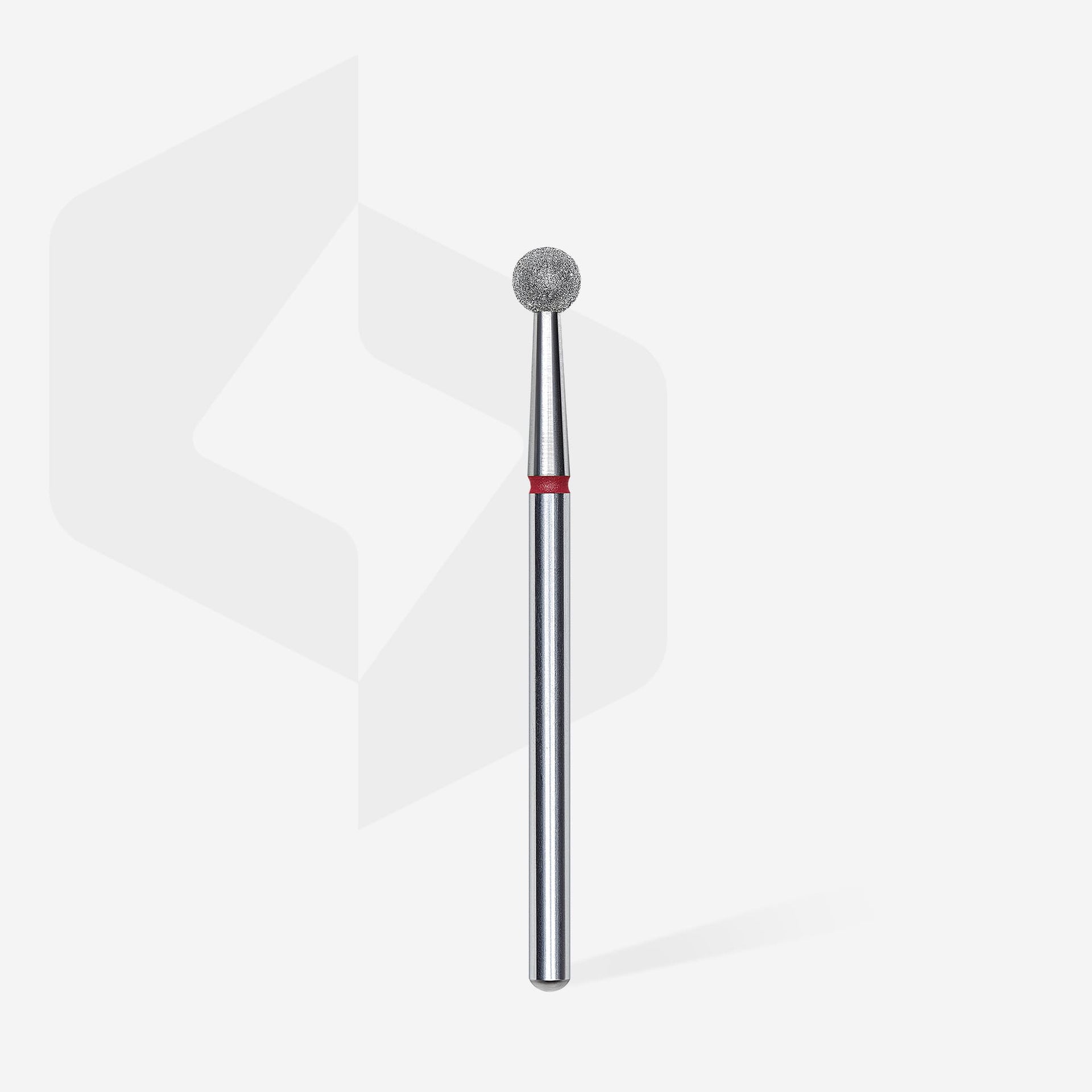 Diamantfräse "Kugel" Rot, Durchmesser 4 Mm