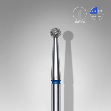 STALEKS EXPERT Diamantfräser «Kugel» blau, Durchmesser 2,5 mm