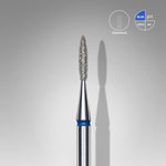 Diamantfräse "Flamme" Blau, Durchmesser 1.6 Mm / Arbeitsteil 8 Mm