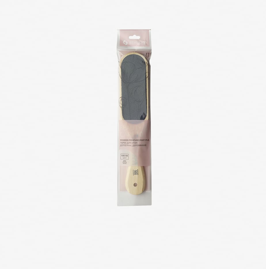 pediküre feile aus holz beauty & care 10 typ 1 (100/180)