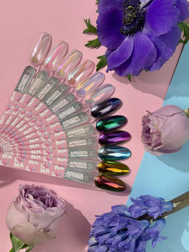 Lunamoon Afrodita Nail Powder Set 6pcs