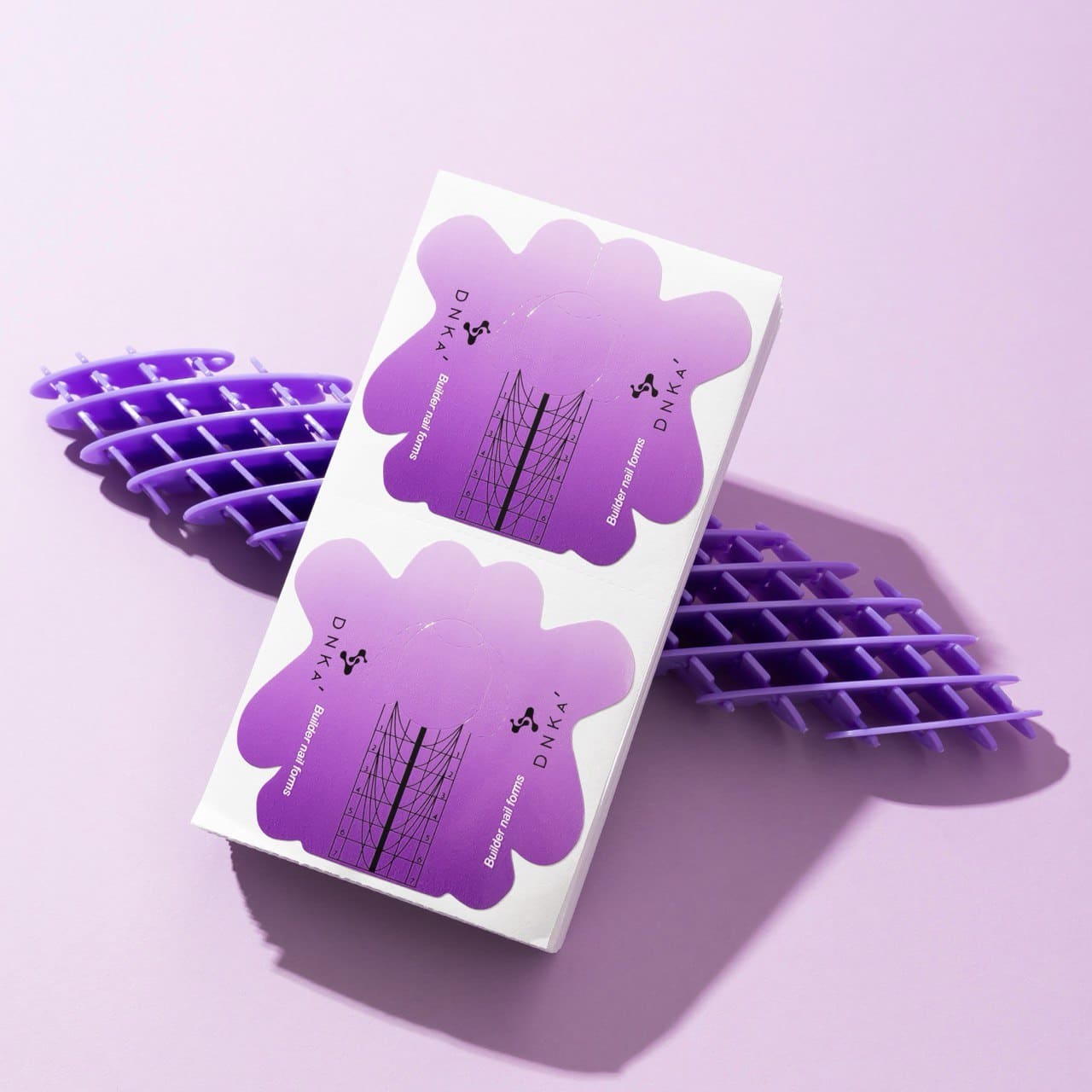 paper builder nail forms short, 100pcs