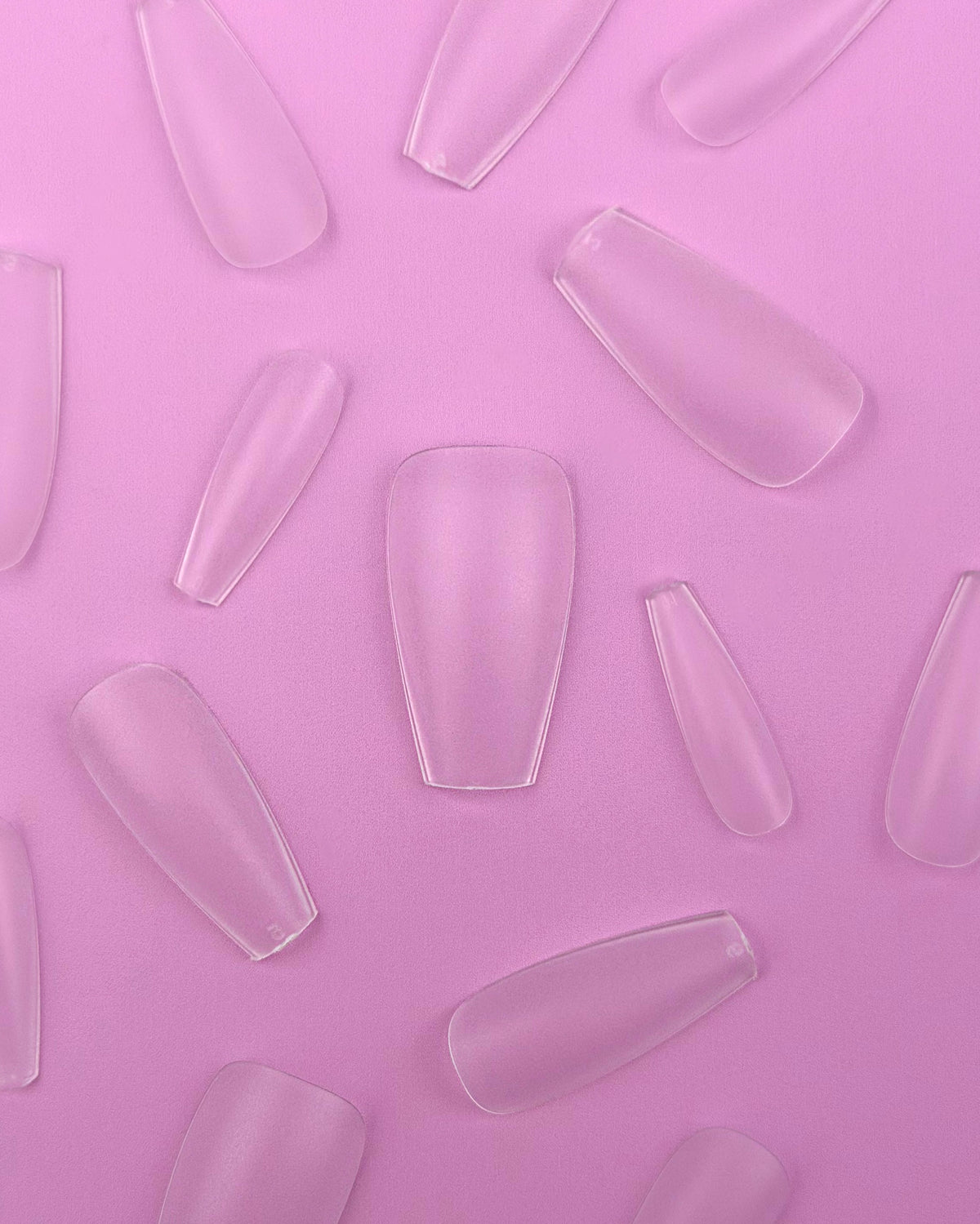 Lunamoon Gel Tips Coffin Long