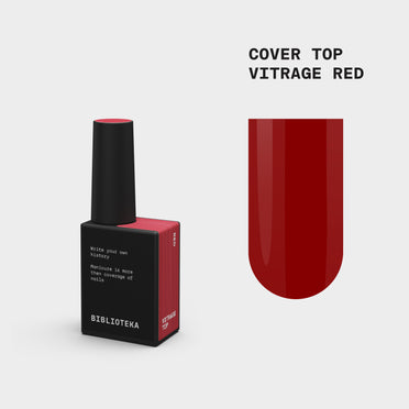 Biblioteka Cover Top Vitrage Red, 10 мл
