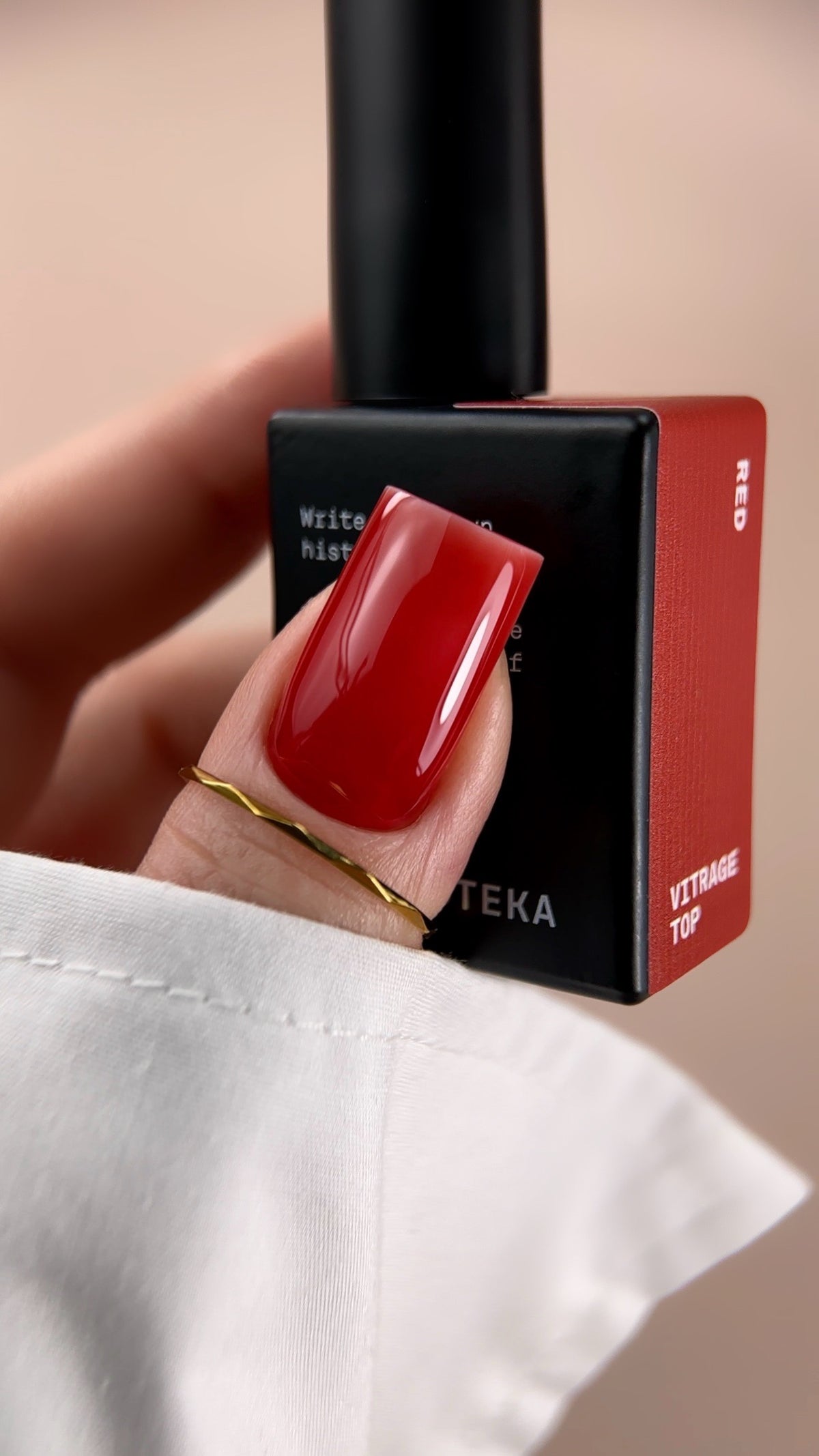 Biblioteka Cover Top Vitrage Red, 10 мл