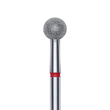 Diamantfräse "Kugel" Rot, Durchmesser 5 Mm