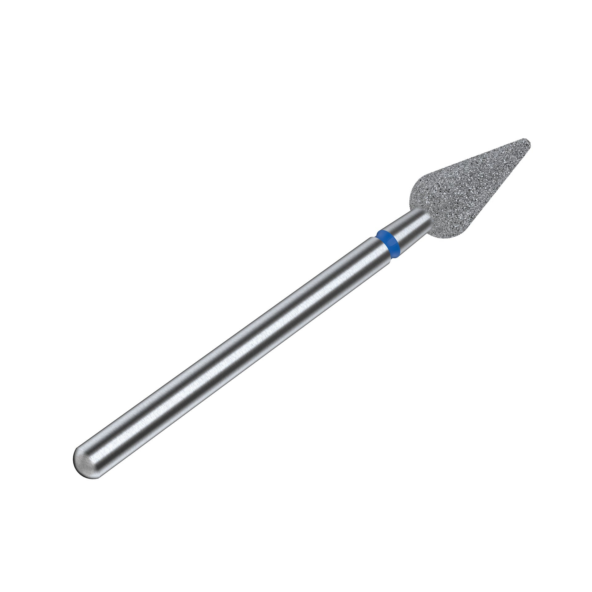 STALEKS EXPERT Diamantfräser "Spitze Birne" blau, Durchmesser 5 mm, Arbeitsteil 12 mm