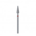 Diamantfräse "Spitzbirne" Rot, Durchmesser 4 Mm / Arbeitsteil 12 Mm