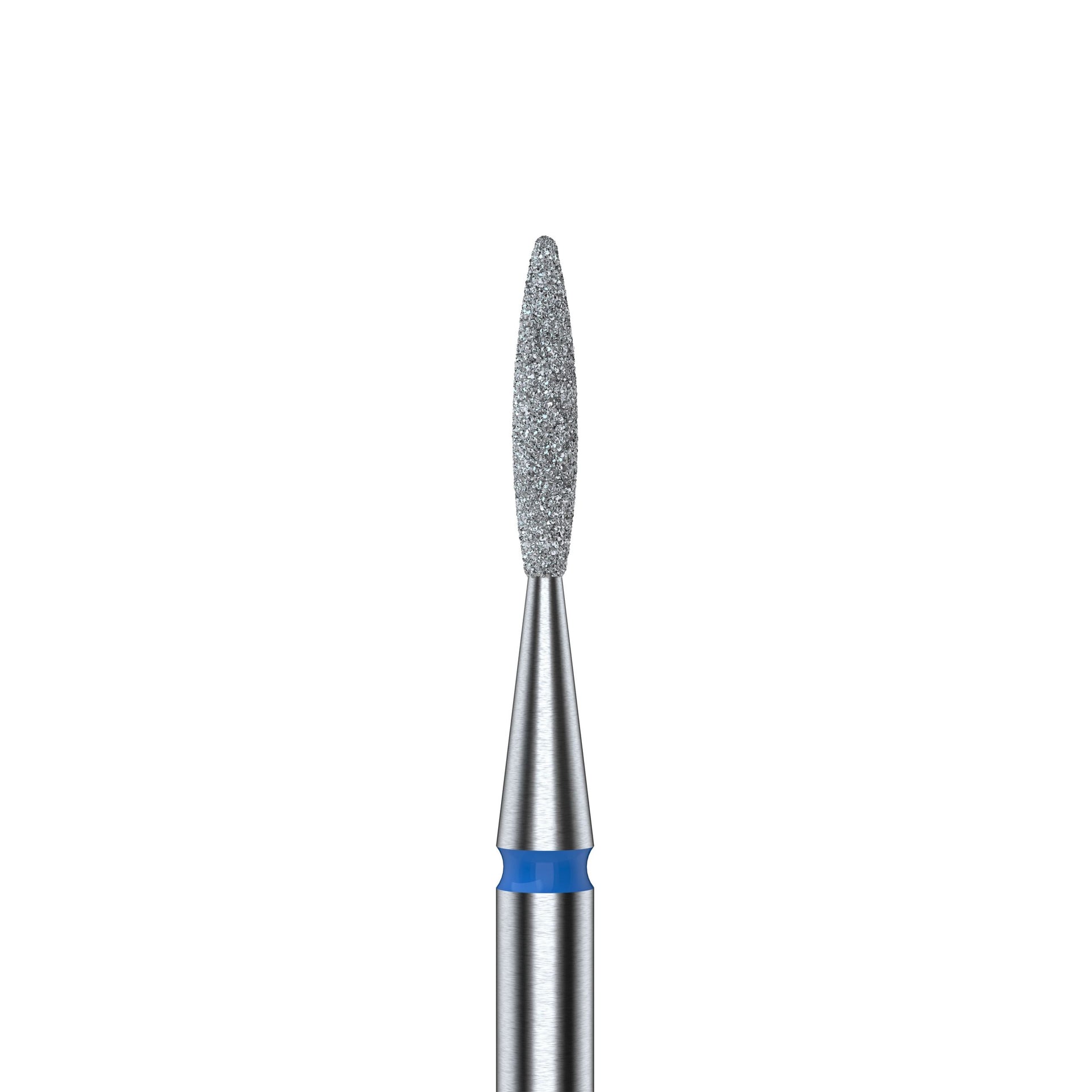 Diamantfräse "Flamme" Blau, Durchmesser 1.4 Mm / Arbeitsteil 8 Mm