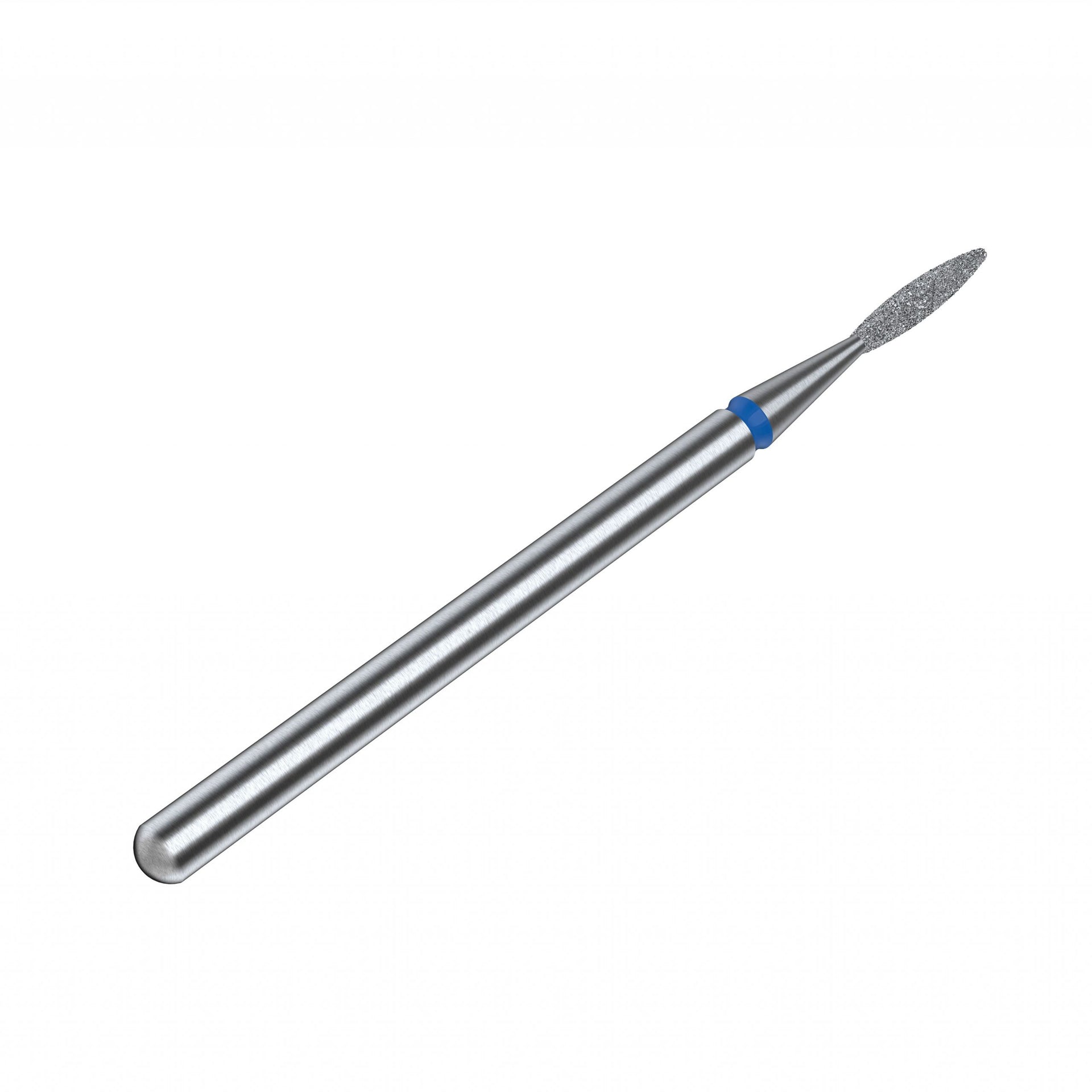 Diamantfräse "Flamme" Blau, Durchmesser 1.4 Mm / Arbeitsteil 8 Mm