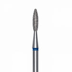 Diamantfräse "Flamme" Blau, Durchmesser 2.1 Mm / Arbeitsteil 8 Mm