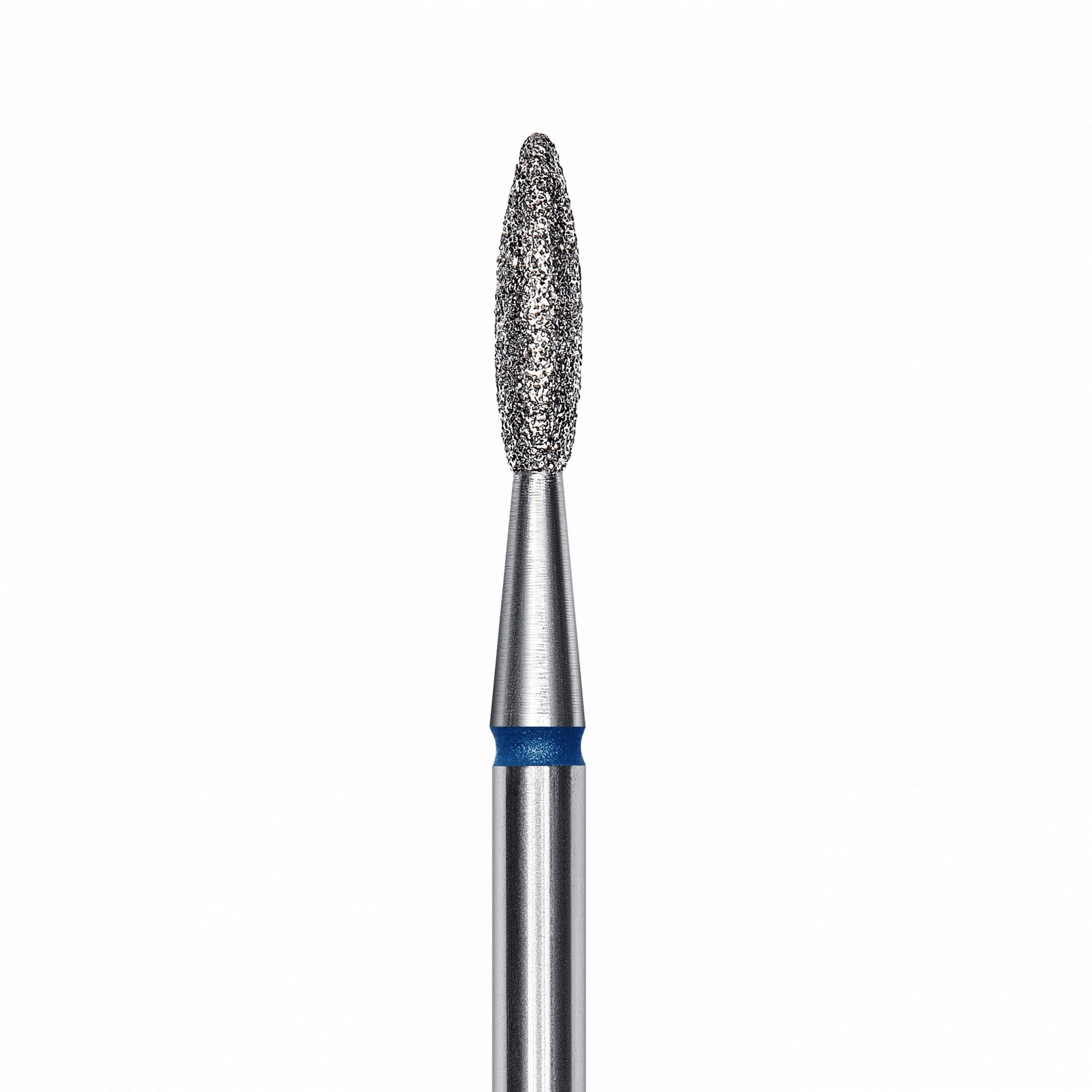 Diamantfräse "Flamme" Blau, Durchmesser 2.1 Mm / Arbeitsteil 8 Mm