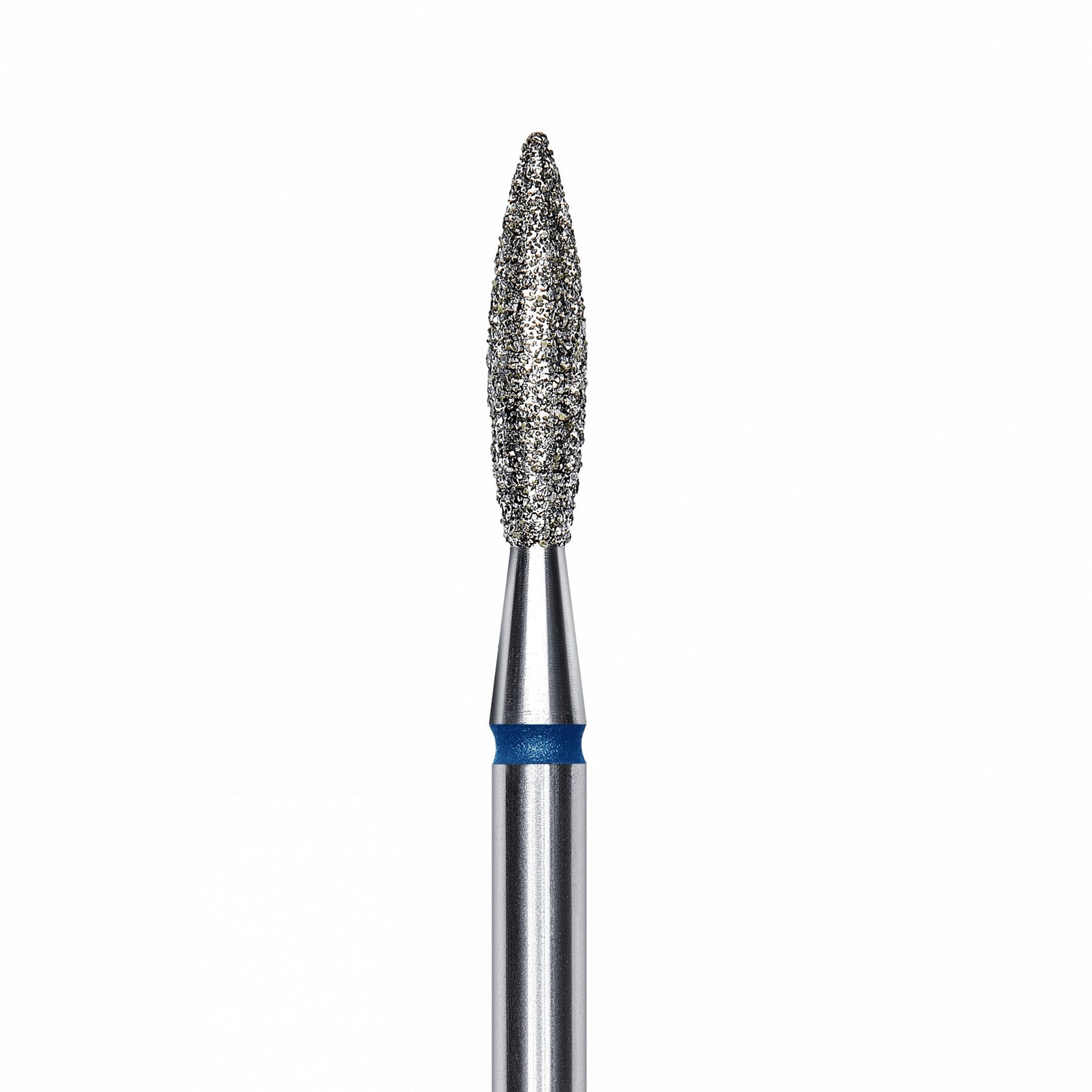 Diamantfräse "Flamme" Blau, Durchmesser 2.3 Mm / Arbeitsteil 10 Mm