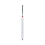Diamantfräse "Flamme" rot, Durchmesser 1.4 mm / Arbeitsteil 8 mm