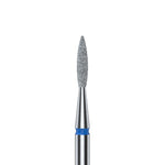Diamantfräse "Spitze Flamme" Blau, Durchmesser 1.6 Mm / Arbeitsteil 8 Mm