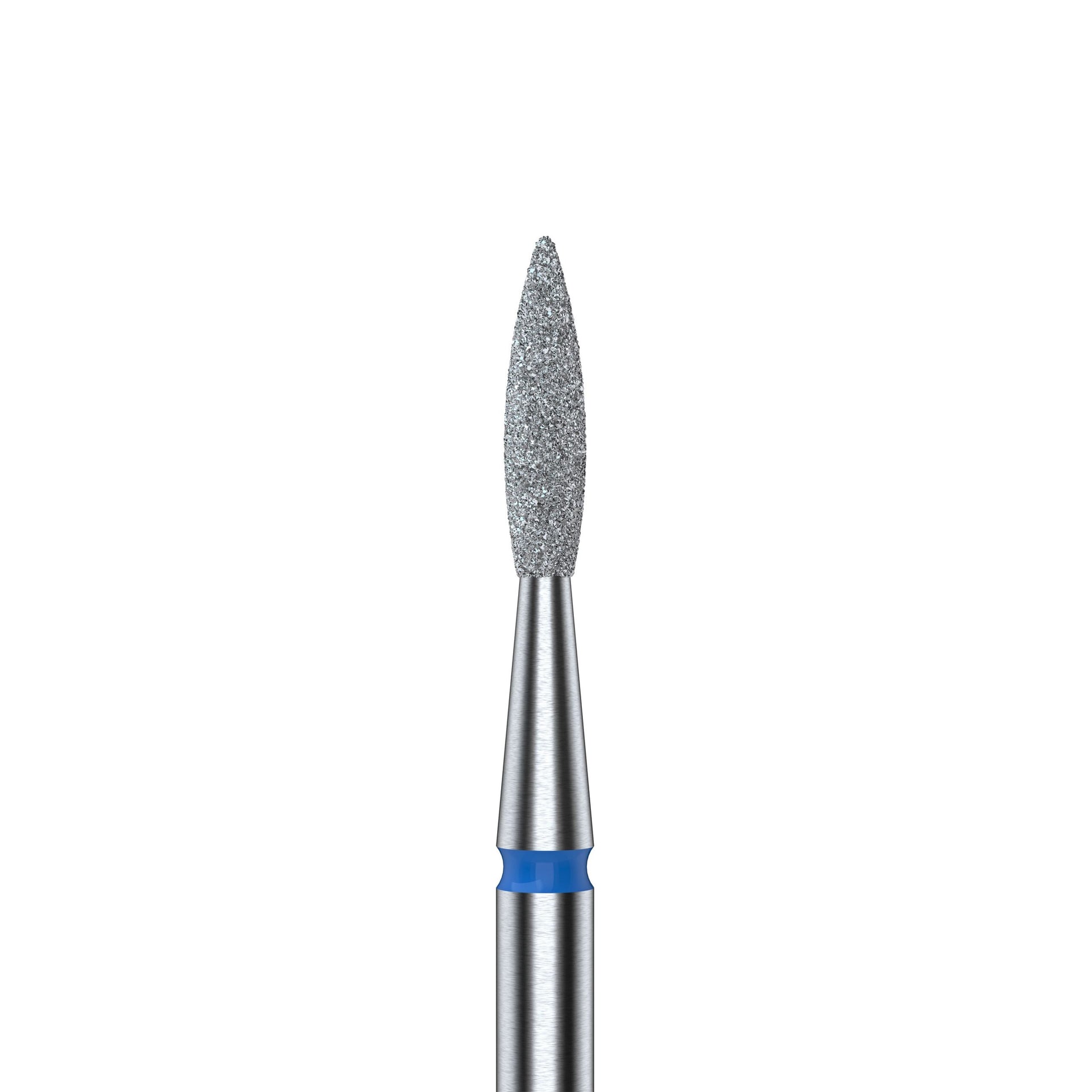 Diamantfräse Spitze Flamme Blau EXPERT Kopfdurchmesser 1,8 Mm / Arbeitsteil 8 Mm