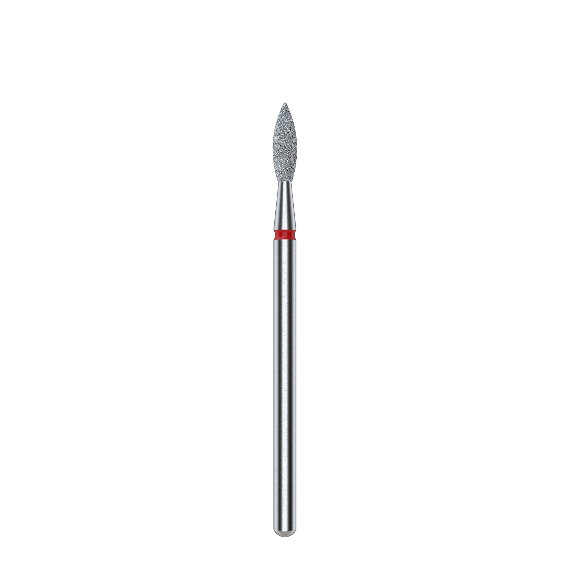 Diamantfräse Spitze Flamme Rot EXPERT Kopfdurchmesser 2.3 Mm / Arbeitsteil 8 Mm