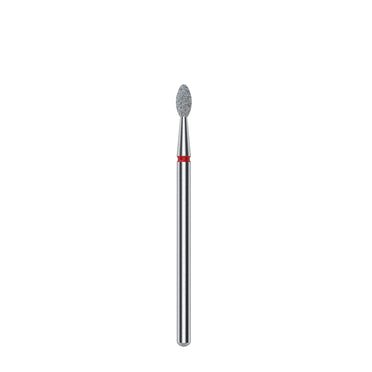 STALEKS EXPERT Diamantfräser „Olive“ rot, Durchmesser 2,5 mm, Arbeitsteil 5 mm