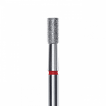 diamantfräse "zylinder" rot, durchmesser 2.5 mm / arbeitsteil 6 mm