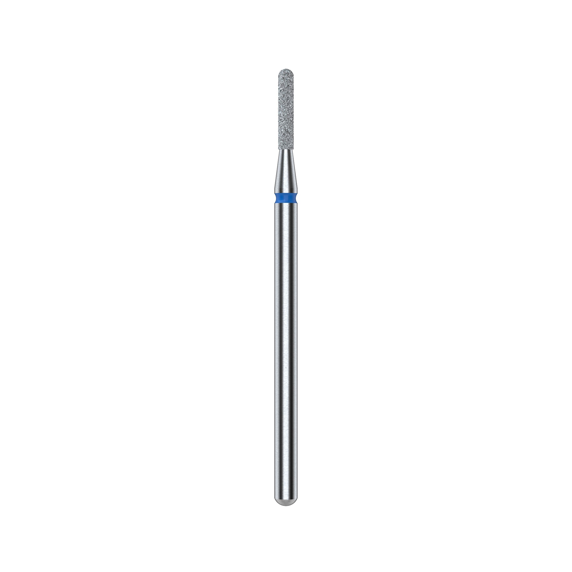 STALEKS EXPERT Diamantfräser „Abgerundeter Zylinder“ blau, Durchmesser 1,4 mm, Arbeitsteil 8 mm