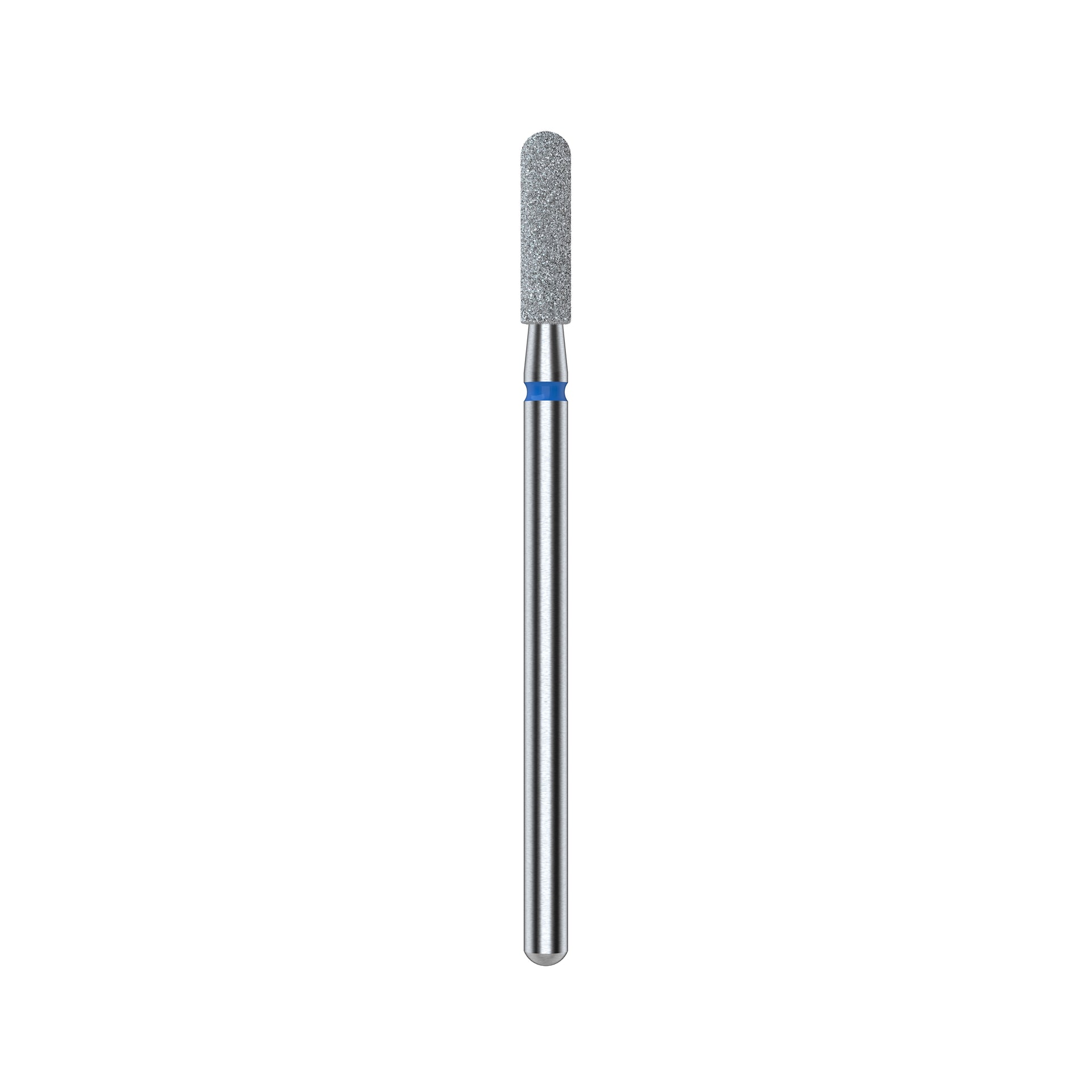 STALEKS EXPERT Diamantfräser "Abgerundeter Zylinder" blau, Durchmesser 2,5 mm, Arbeitsteil 10 mm