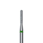 STALEKS EXPERT Diamantfräser „Abgerundeter Zylinder“ grün, Durchmesser 1,4 mm, Arbeitsteil 8 mm