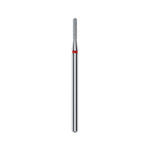 STALEKS EXPERT Diamantfräser „Abgerundeter Zylinder“ rot, Durchmesser 1,4 mm, Arbeitsteil 8 mm