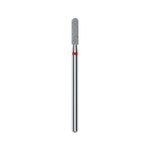 STALEKS EXPERT Diamantfräser „Abgerundeter Zylinder“ rot, Durchmesser 2,5 mm, Arbeitsteil 10 mm