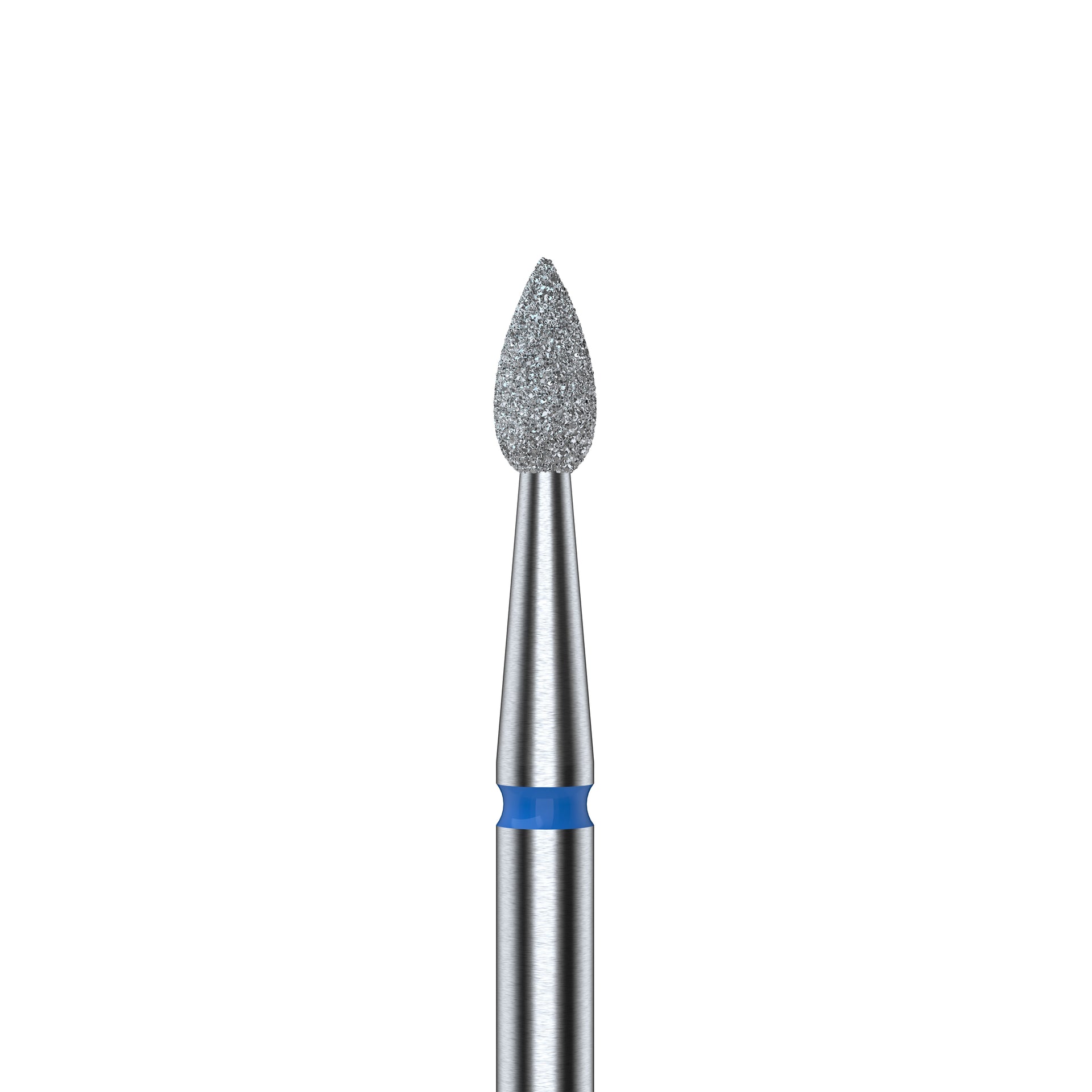 STALEKS EXPERT Diamantfräser "Tropfen" blau, Durchmesser 2,3 mm, Arbeitsteil 5 mm