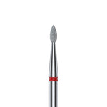 STALEKS EXPERT Diamantfräser "Tropfen" rot, Durchmesser 1,6 mm, Arbeitsteil 4 mm