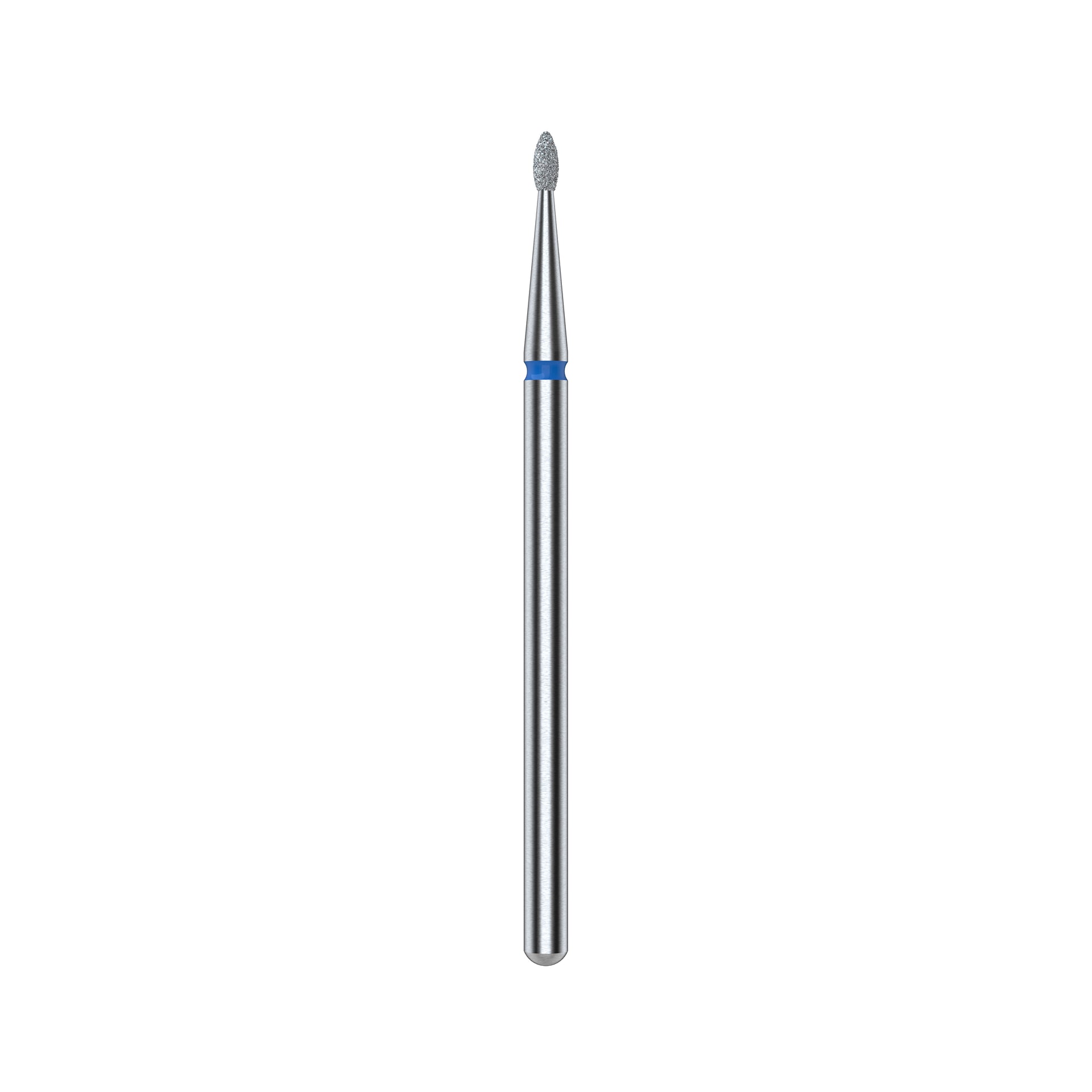 STALEKS EXPERT Diamantfräser „Abgerundete Knospe“ blau, Durchmesser 1,2 mm, Arbeitsteil 3 mm