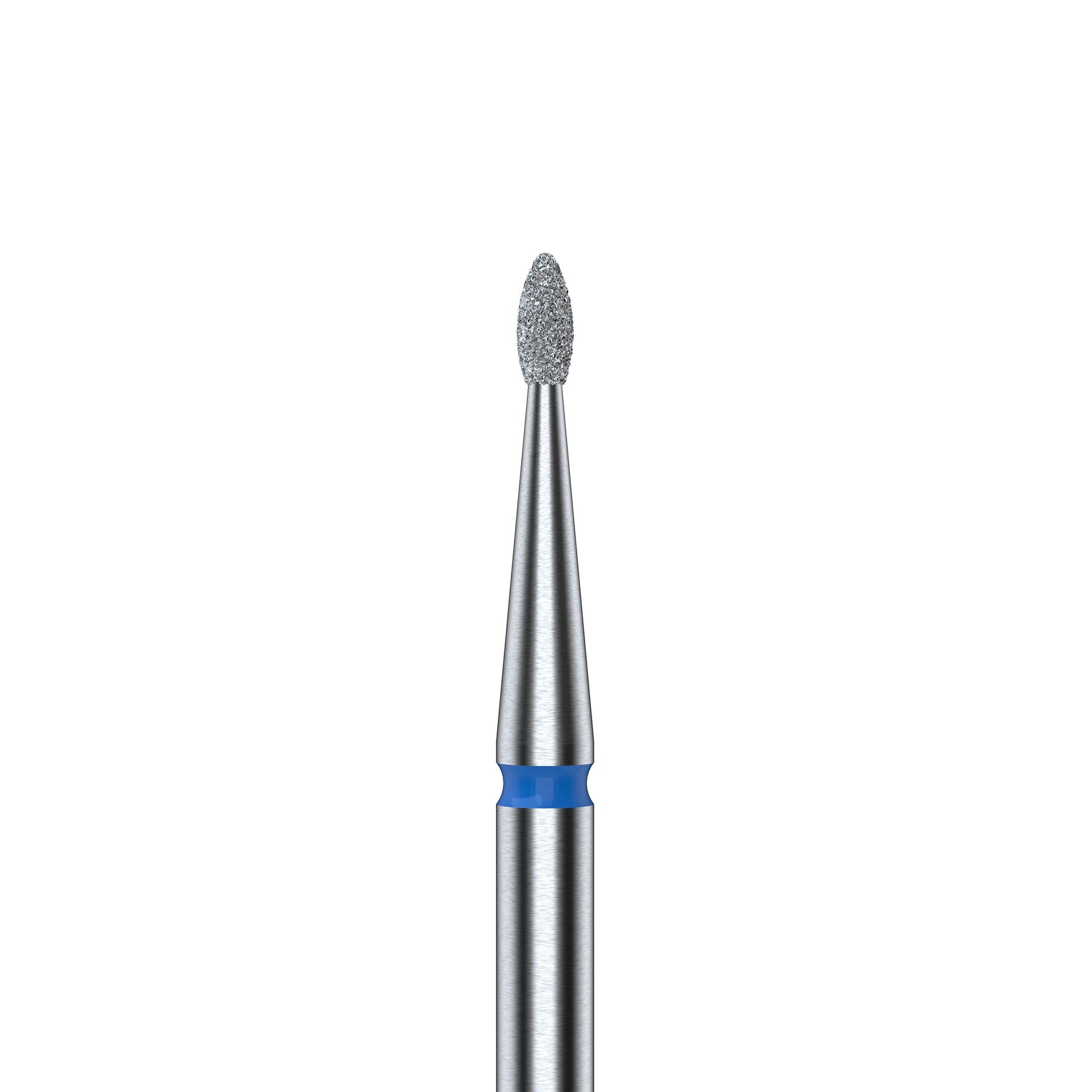 STALEKS EXPERT Diamantfräser „Abgerundete Knospe“ blau, Durchmesser 1,2 mm, Arbeitsteil 3 mm