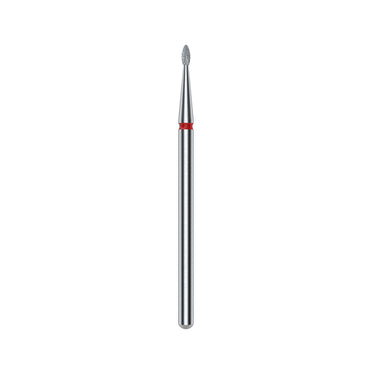 STALEKS EXPERT Rote Diamantfräser «Abgerundete Knospe», Durchmesser 1,2 mm, Arbeitsteil 3 mm
