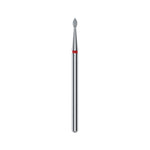 STALEKS EXPERT Rote Diamantfräser „Abgerundete Knospe“, Durchmesser 1,6 mm, Arbeitsteil 3,4 mm