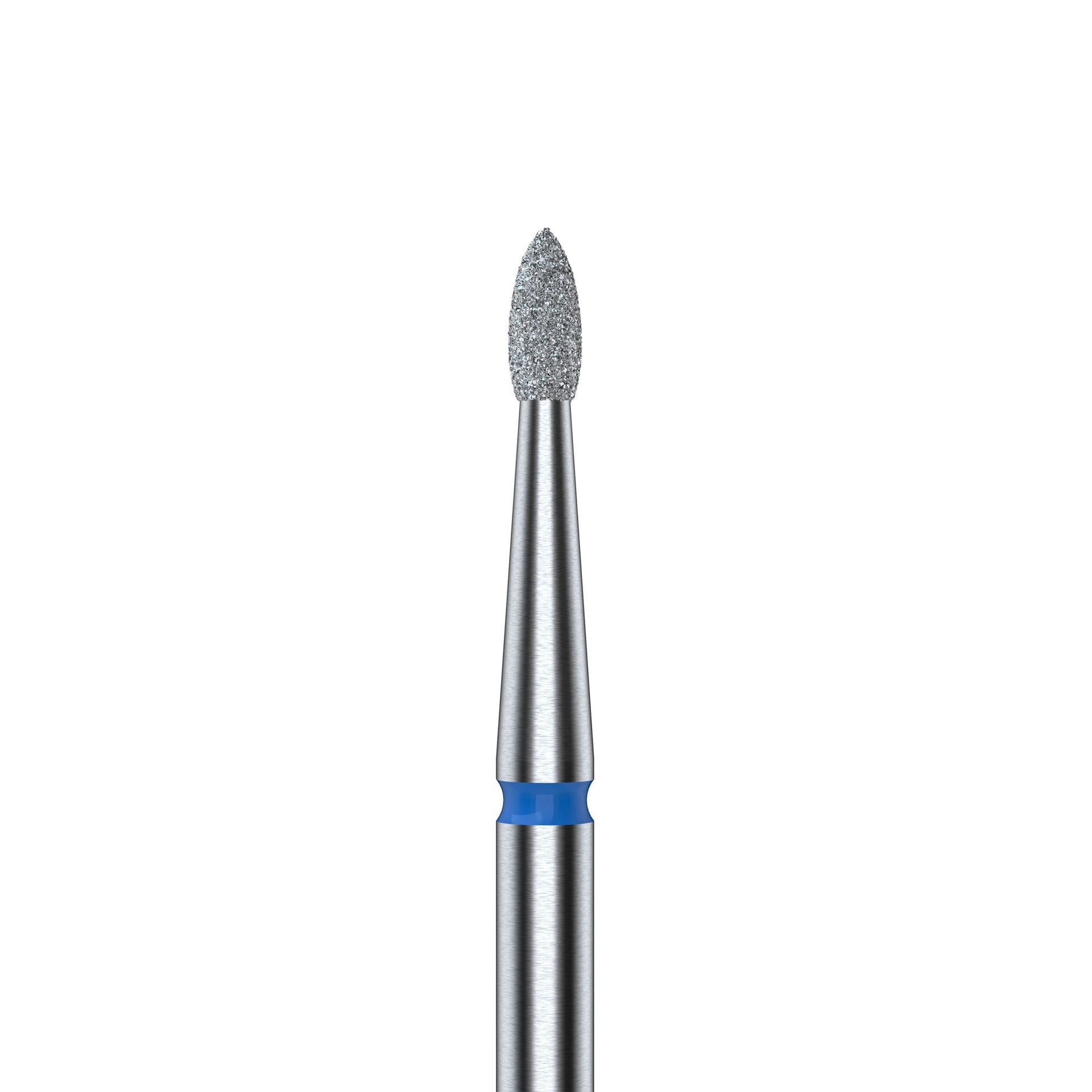 Diamantfräse "Spitzknospe" Blau, Durchmesser 1.8 Mm / Arbeitsteil 4 Mm