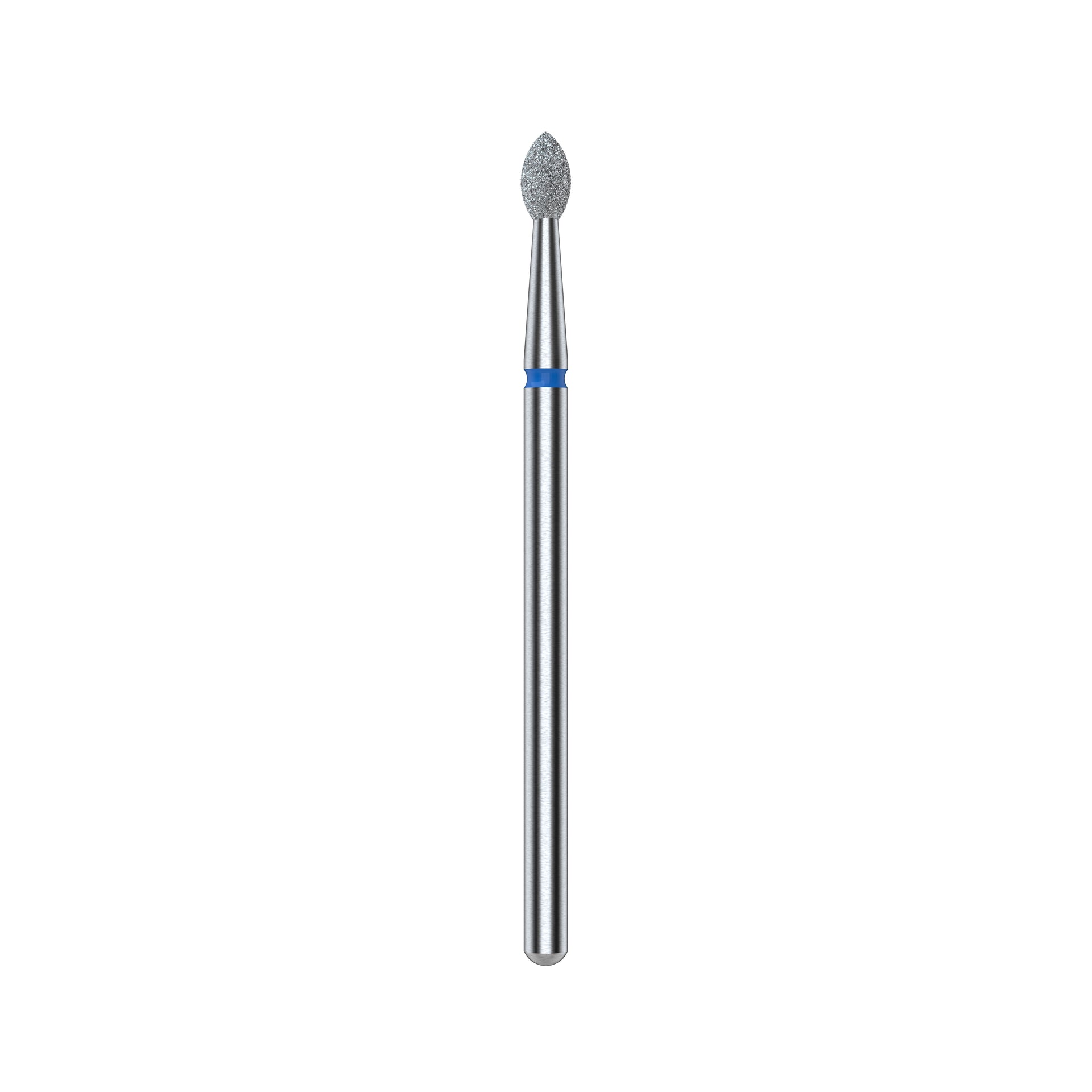 STALEKS EXPERT Diamantfräser "Spitze Knospe" blau, Durchmesser 2,5 mm, Arbeitsteil 4,5 mm