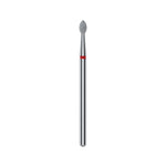 STALEKS EXPERT Diamantfräser „Spitze Knospe“ rot, Durchmesser 2,5 mm, Arbeitsteil 4,5 mm