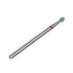 STALEKS EXPERT Diamantfräser „Spitze Knospe“ rot, Durchmesser 2,5 mm, Arbeitsteil 4,5 mm