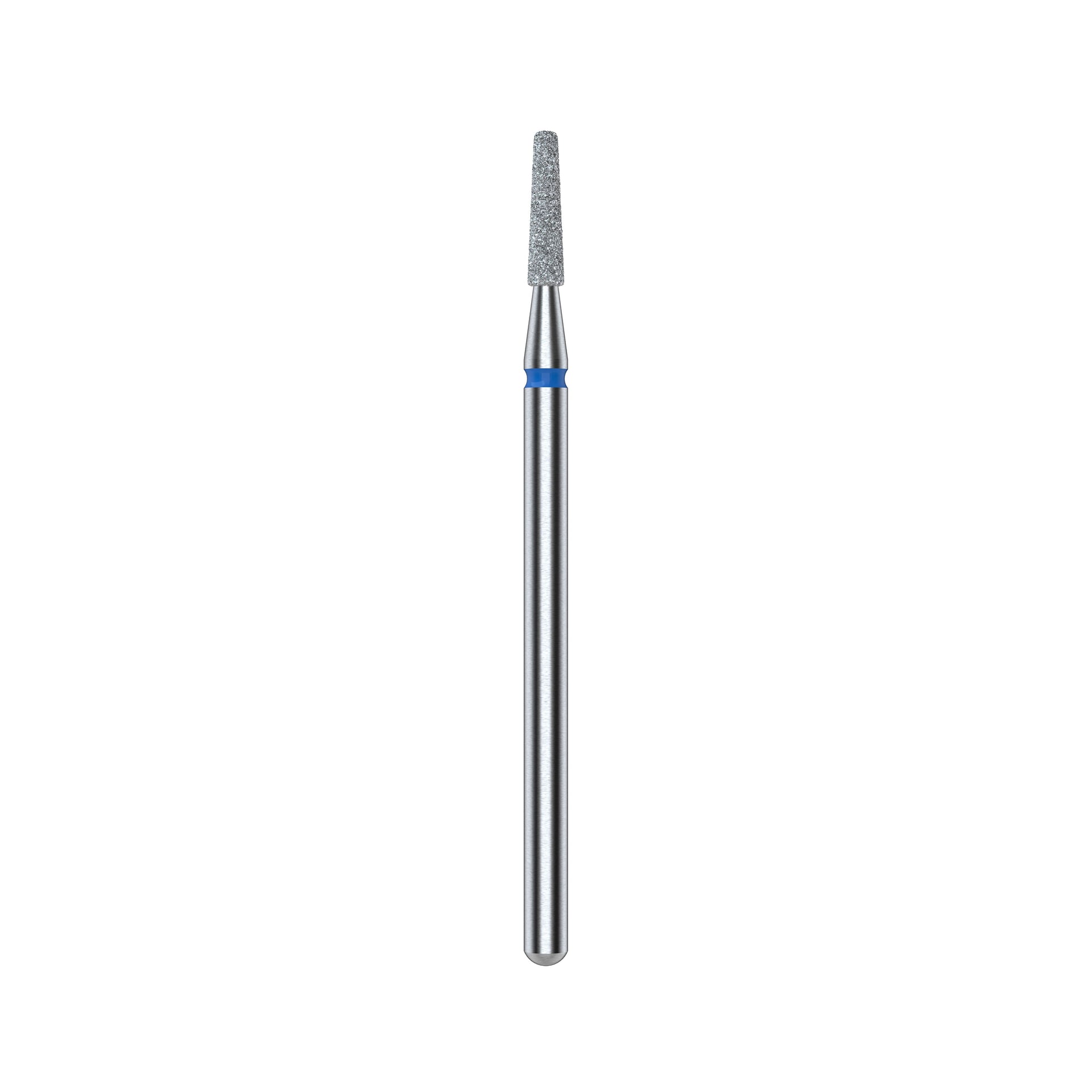 Diamantfräse "Kegelstumpf" blau, Durchmesser 1.8 mm / Arbeitsteil 8 mm