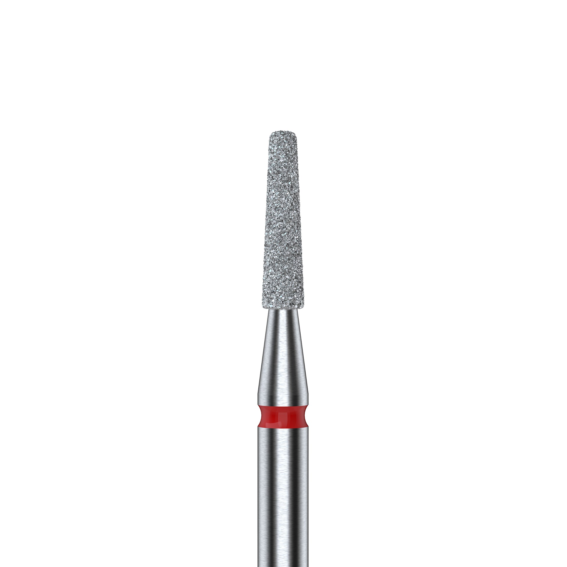 STALEKS EXPERT Diamantfräser "stumpfer Kegel" rot, Durchmesser 1,8 mm, Arbeitsteil 8 mm