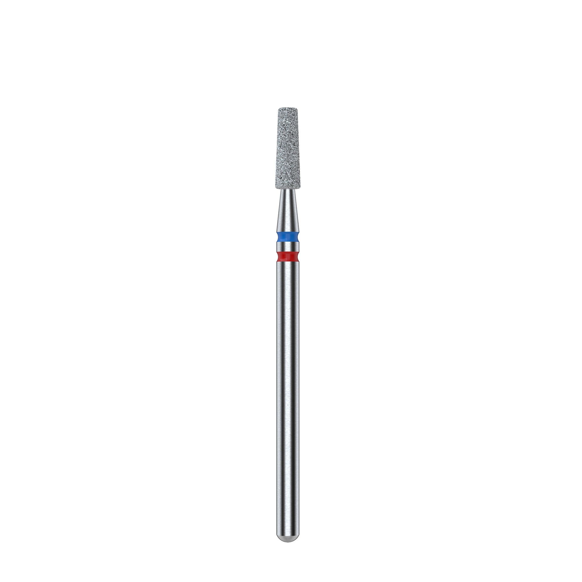 STALEKS EXPERT Diamantfräser DUO „Kegel“ rot-blau, Durchmesser 2,5 mm, Arbeitsteil 8 mm