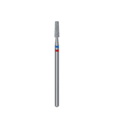 STALEKS EXPERT Diamantfräser DUO „Kegel“ rot-blau, Durchmesser 2,5 mm, Arbeitsteil 8 mm