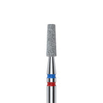 STALEKS EXPERT Diamantfräser DUO „Kegel“ rot-blau, Durchmesser 2,5 mm, Arbeitsteil 8 mm